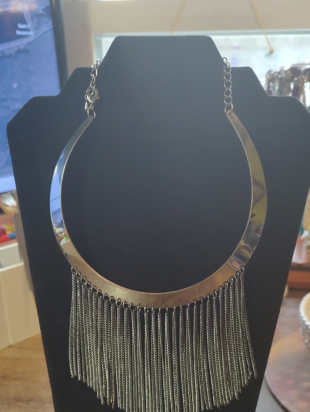 Chain Fringe Chocker